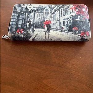 Amazon Women's Key & Card Holder - Red and Black